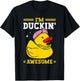 Rubber Duckies I'm Duckin' Awesome Rubber Duck T-Shirt - T-Shirt | Black