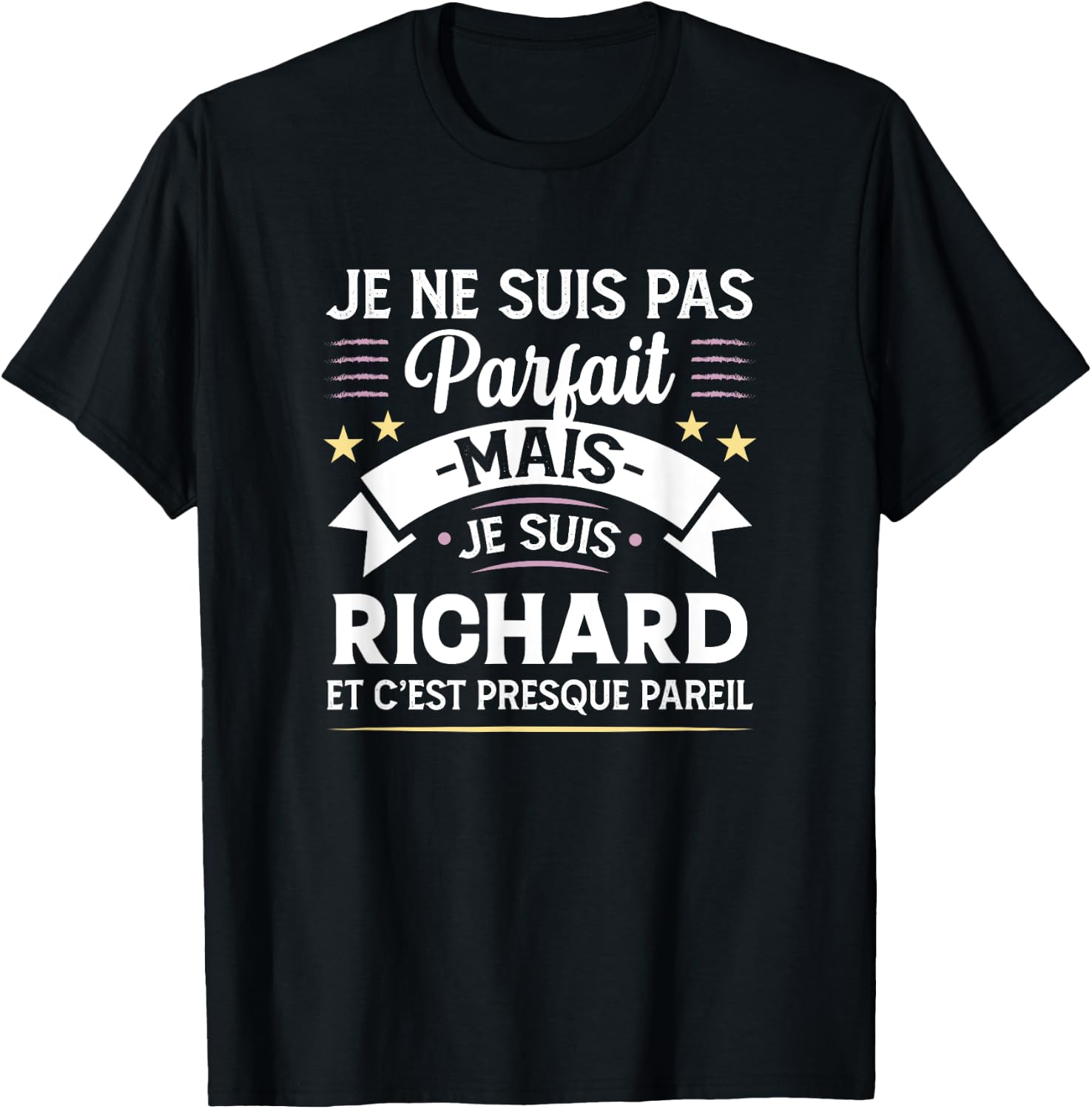 Personalised Gift Richard Humour Man , Black, S T-Shirt - T-Shirt | Black