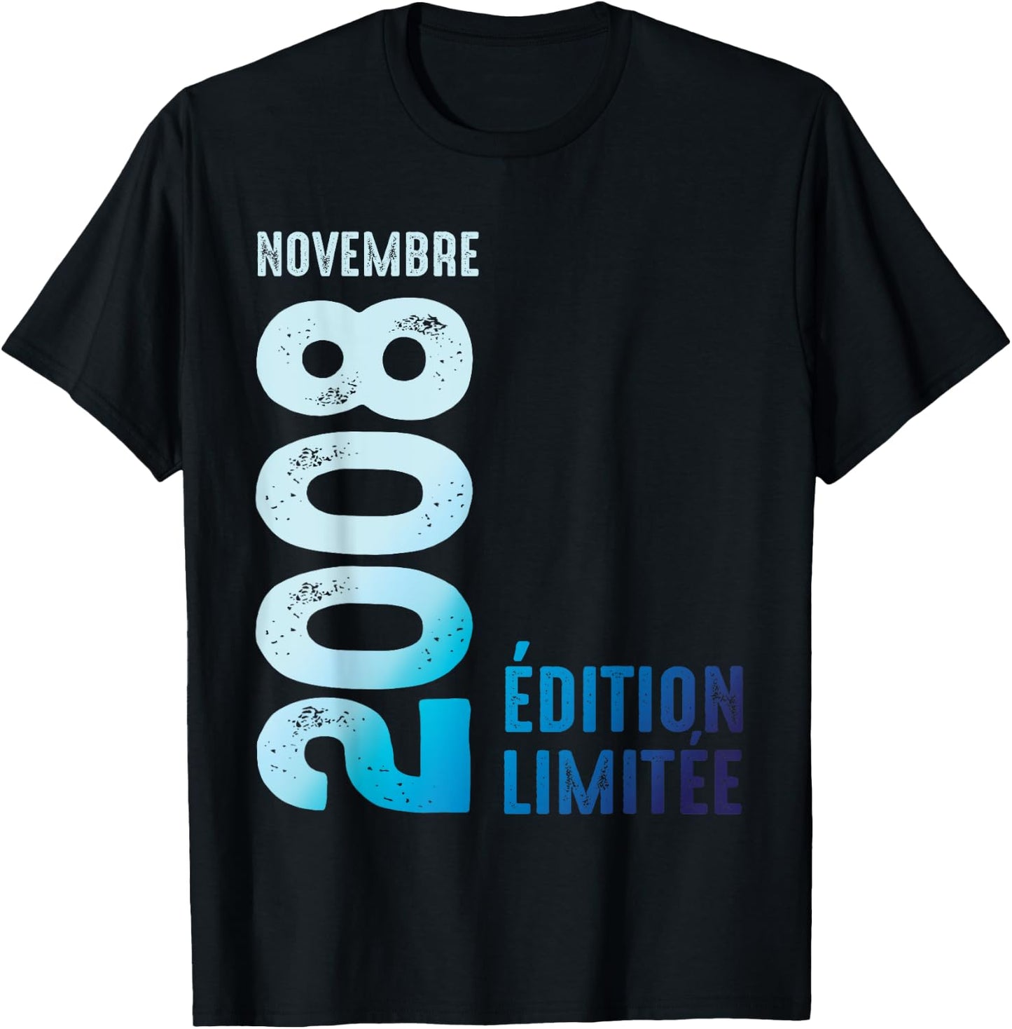 Limited Edition 2008 November 2008 , Black, S T-Shirt - T-Shirt | Black