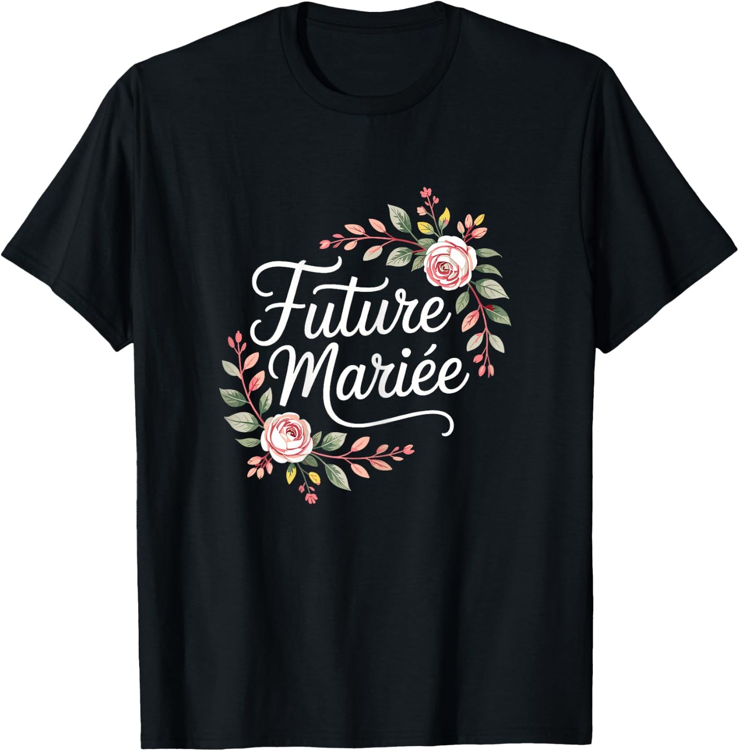 Bientôt Mariage Bride EVJF Team Future Mariée Femme T-Shirt - T-Shirt | Black