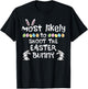 Most Likely Shoot Easter Bunny Family Matching Grandpa Men T-Shirt - T-Shirt | Black