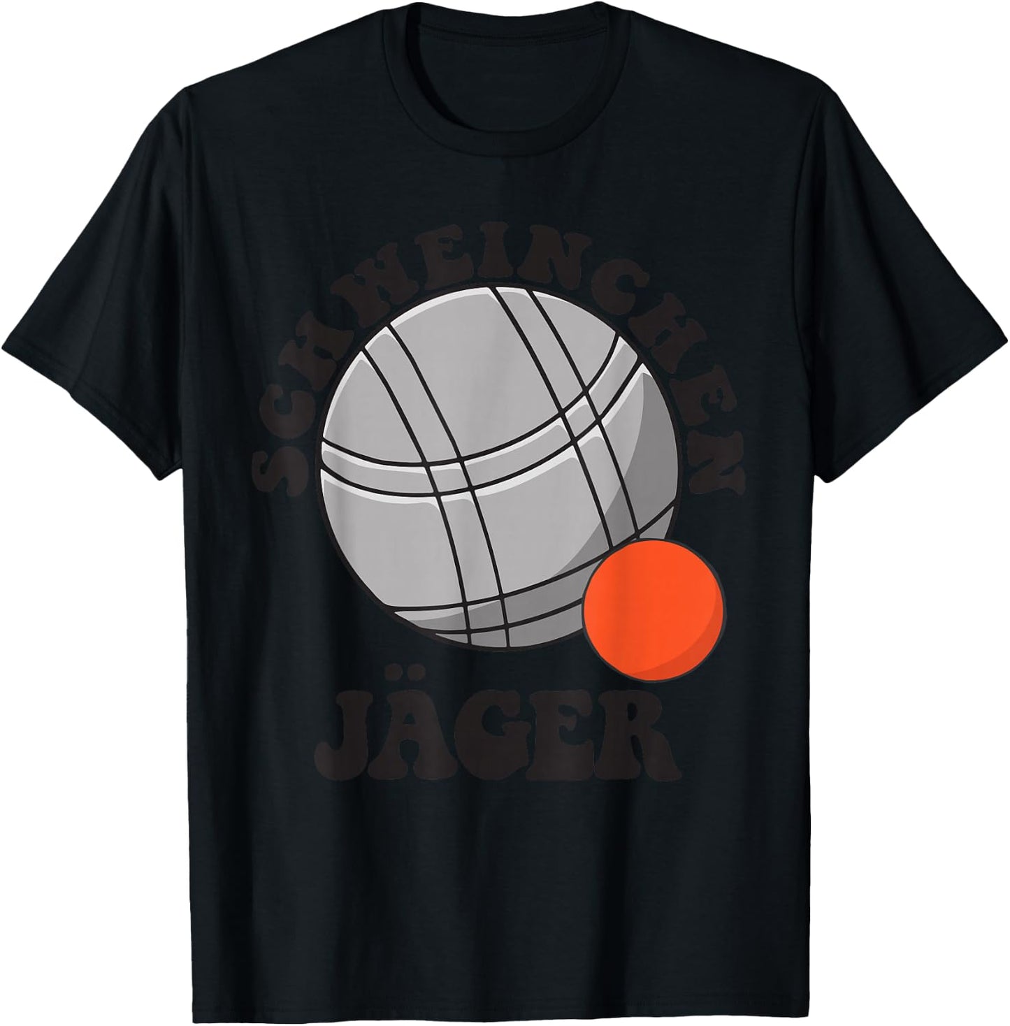 Boule Saying Balls for Bouler Boccia Game Botcha Boule Set , gray T-Shirt - T-Shirt | Black