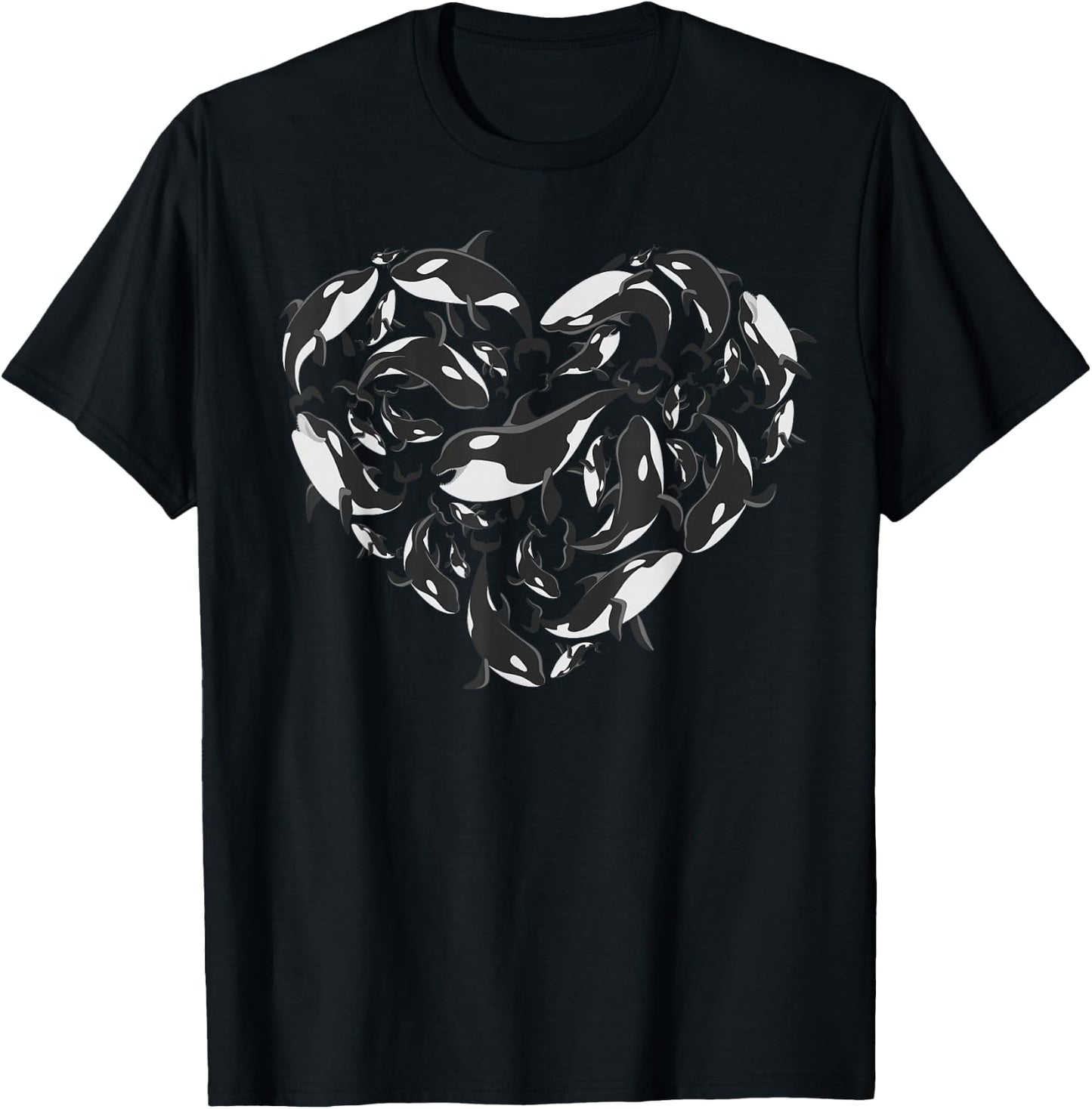 Best Orca Design Women Kids Killer Whale Orca Lover T-Shirt - T-Shirt | Black