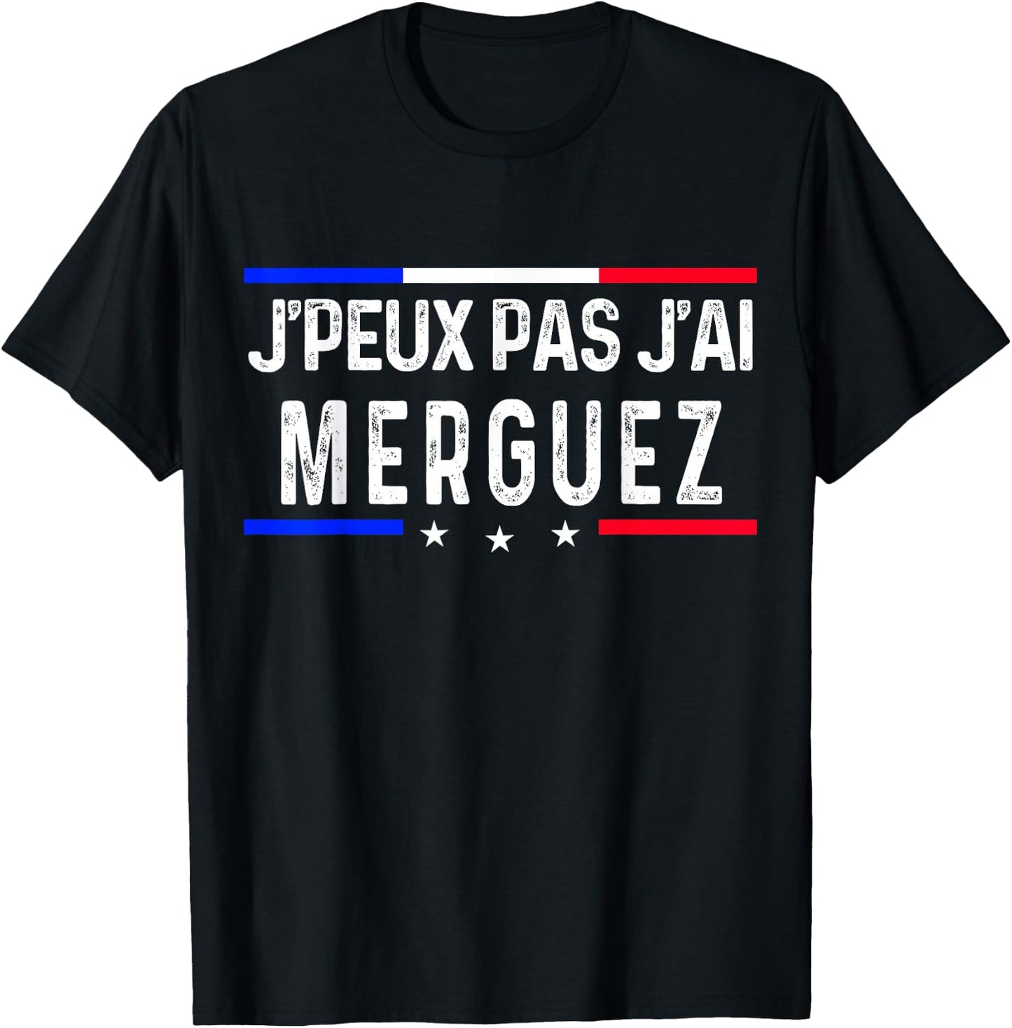 Je peux pas j'ai merguez T-Shirt - T-Shirt | Black