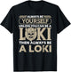 Wikinger Götter Loki Spruch der Nordischen Mythologie Schwarz S T-Shirt - T-Shirt | Black