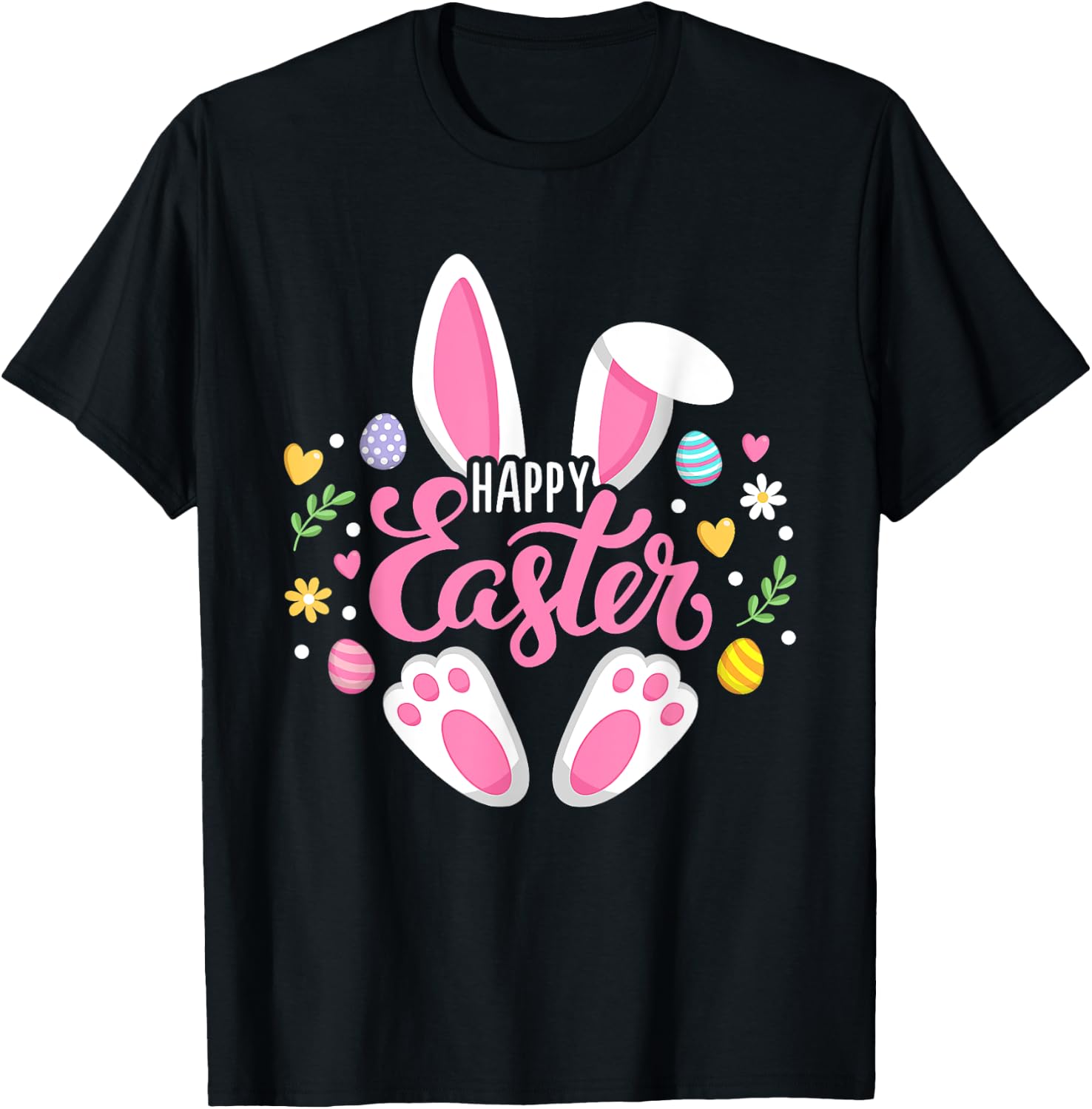 Dabbing Rabbit Easter Day Eggs Dab Boys Girls Kid gift bunny T-Shirt - T-Shirt | Black