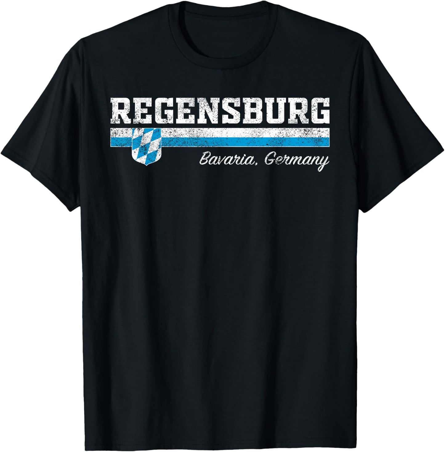 Regensburg Bavaria Germany / Deutschland T-Shirt - T-Shirt | Black