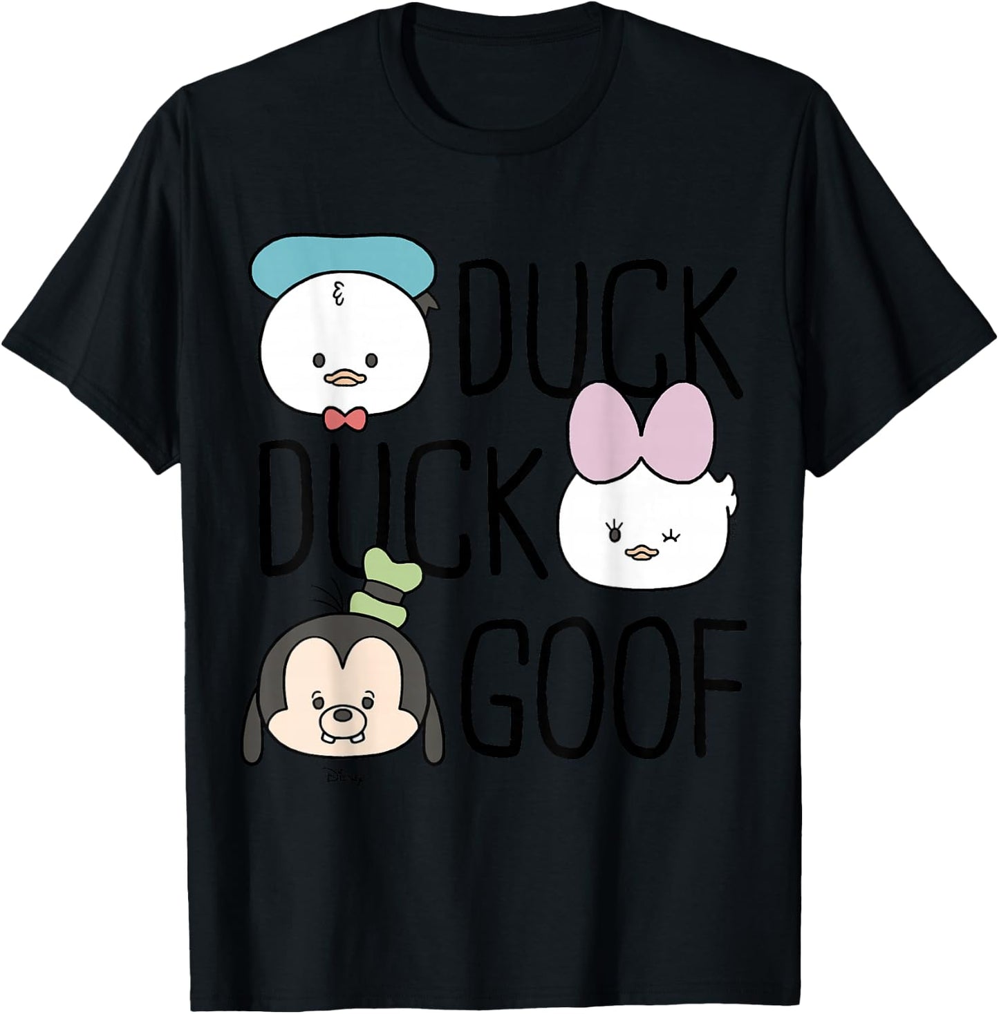 Donald Duck Daisy Duck Goofy Duck Duck Goof T-Shirt - T-Shirt | Black