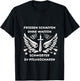 Frieden schaffen ohne Waffen Schwerter zu Pflugscharen T-Shirt - T-Shirt | Black