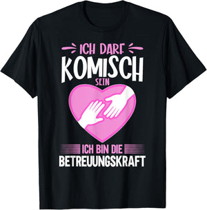 Pflegerin Altenpflege Lustiges Pflegefachkraft T-Shirt - T-Shirt | Black