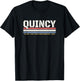 Quincy Massachusetts 1776 USA Patriotic 250 Year Anniversary T-Shirt - T-Shirt | Black