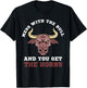 Mess With The Bull You Get The Horns Bodybuilding T-Shirt - T-Shirt | Black