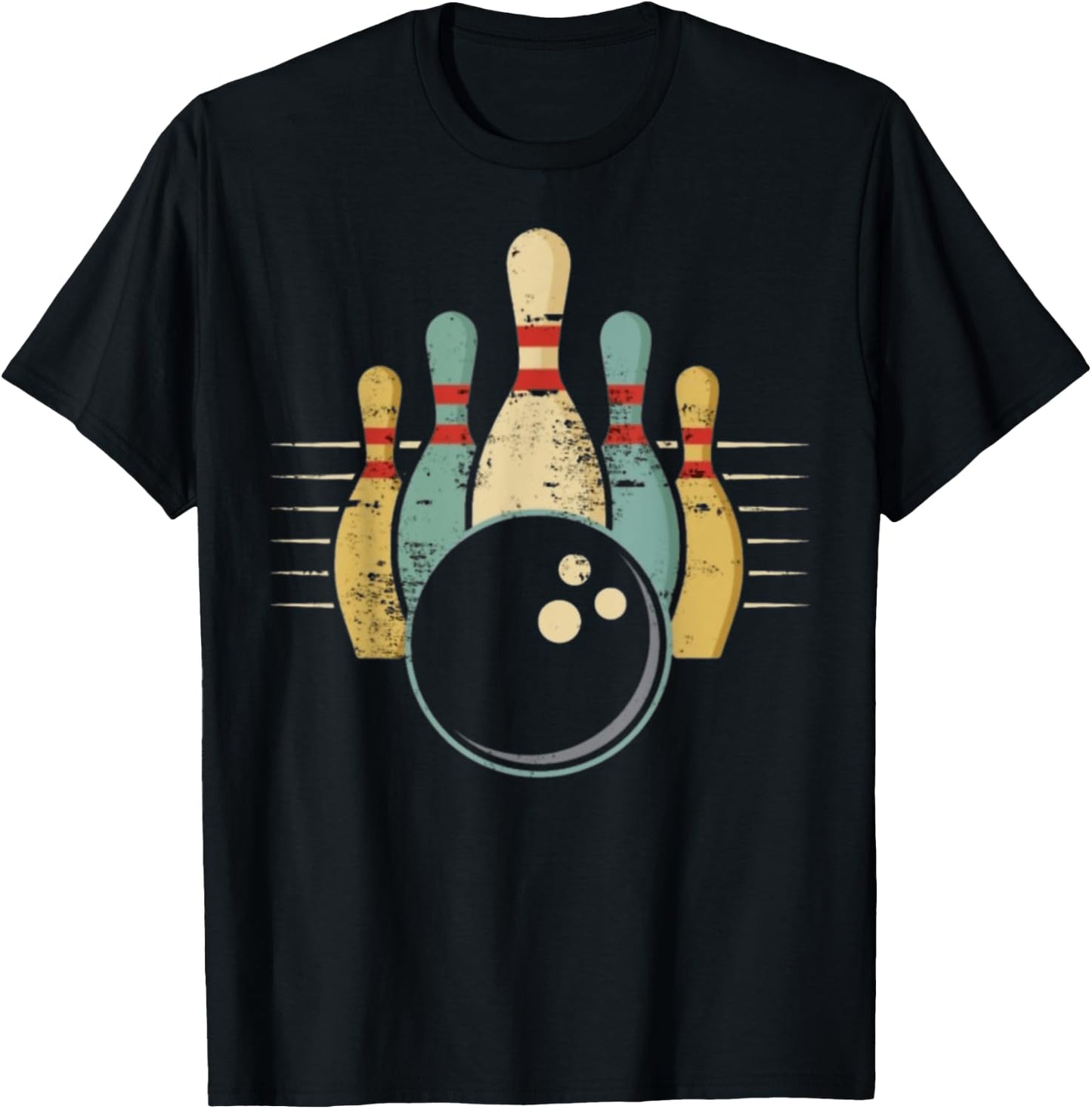 Funny Gift Funny Teen Bowling , Black, S T-Shirt - T-Shirt | Black