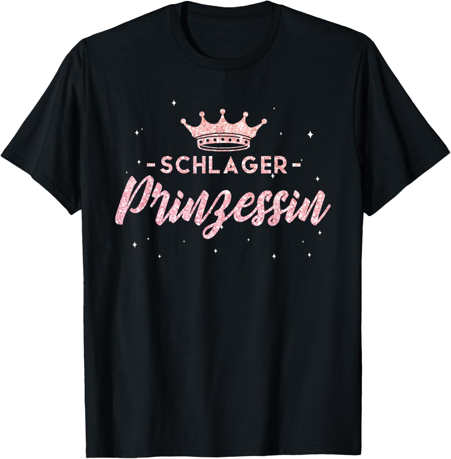 Women's Schlager Party Princess , black, s T-Shirt - T-Shirt | Black