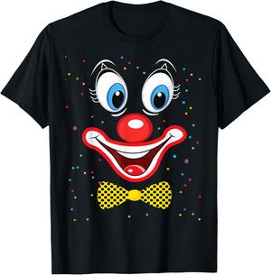 Carnival Costume Fancy Dress Costume Funny Clown Confetti , black T-Shirt - T-Shirt | Black