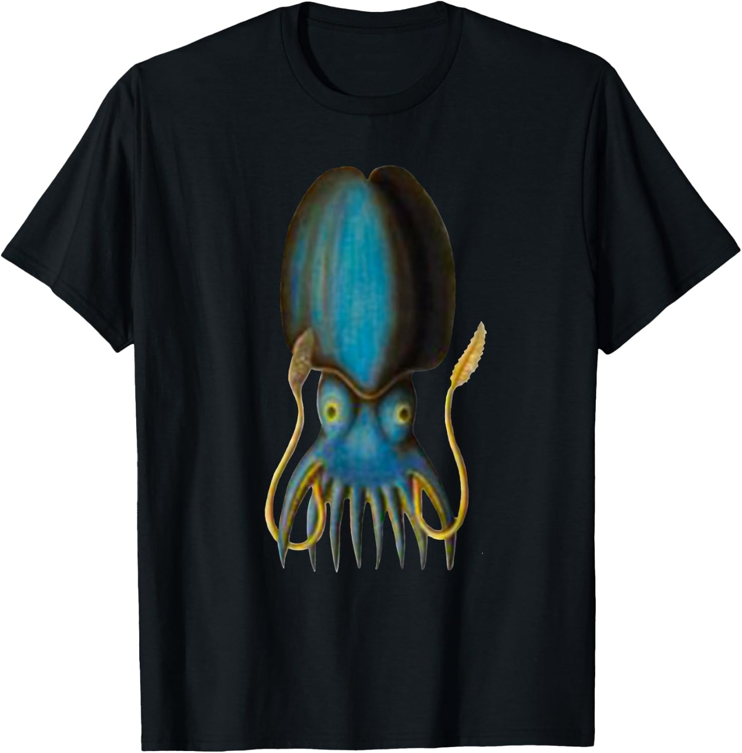 Squid Shirt Funny Awesome Squid T-Shirt - T-Shirt | Black