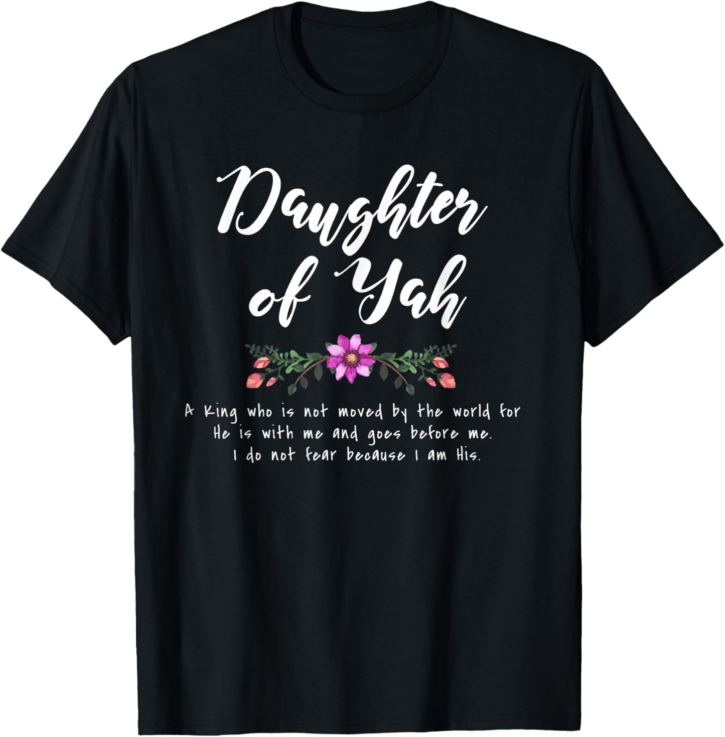 Daughter of Yah Hebrew Roots T-Shirt - T-Shirt | Black