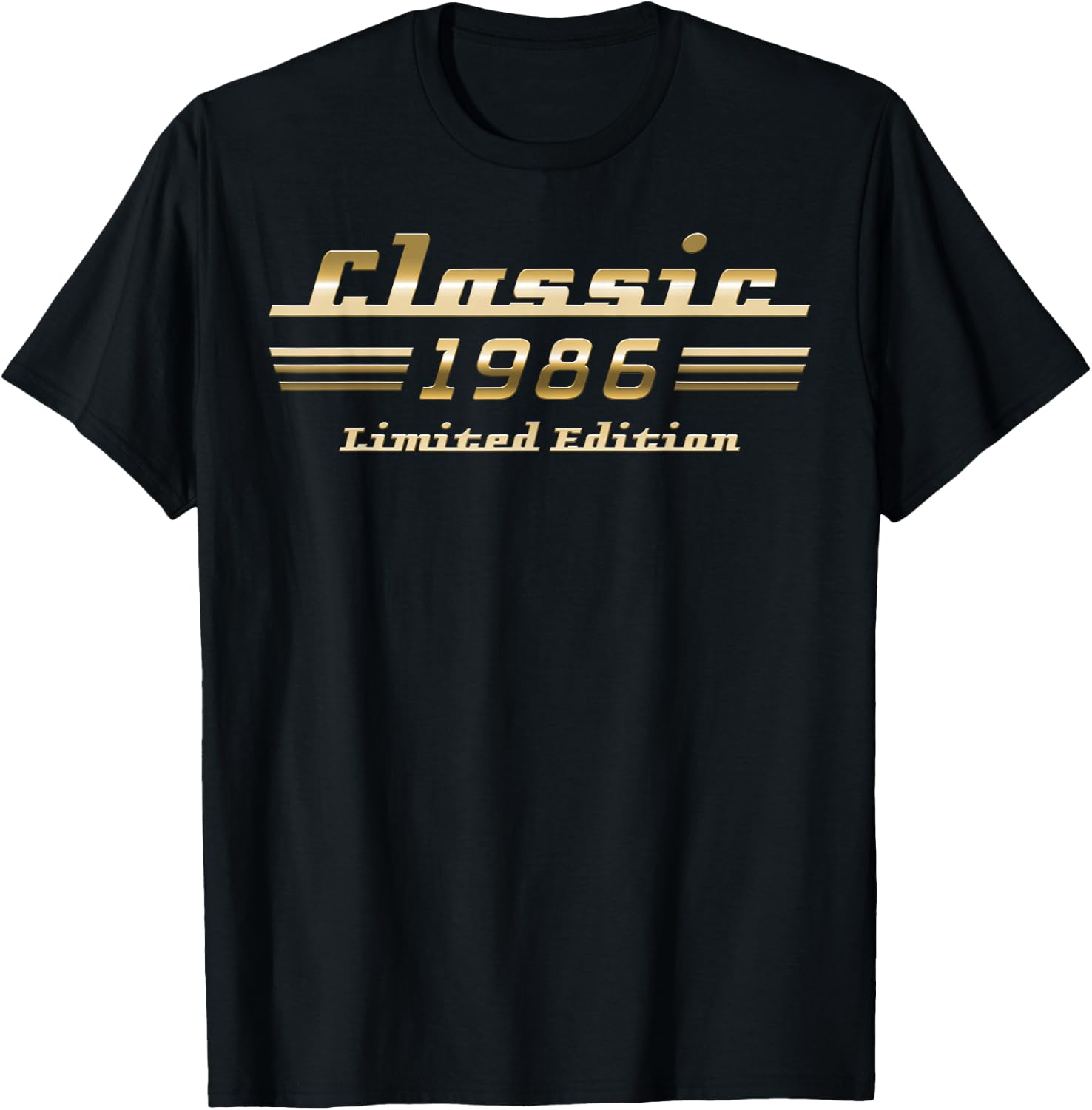 Classic 1986 Limited Edition Oldtimer 40. Geburtstag T-Shirt - T-Shirt | Black