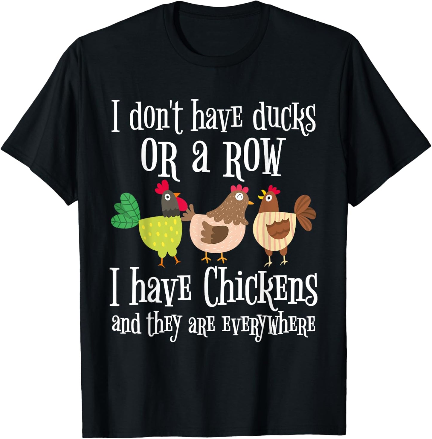 Funny Chicken Lover Graphic and Men Chicken Farmer T-Shirt - T-Shirt | Black