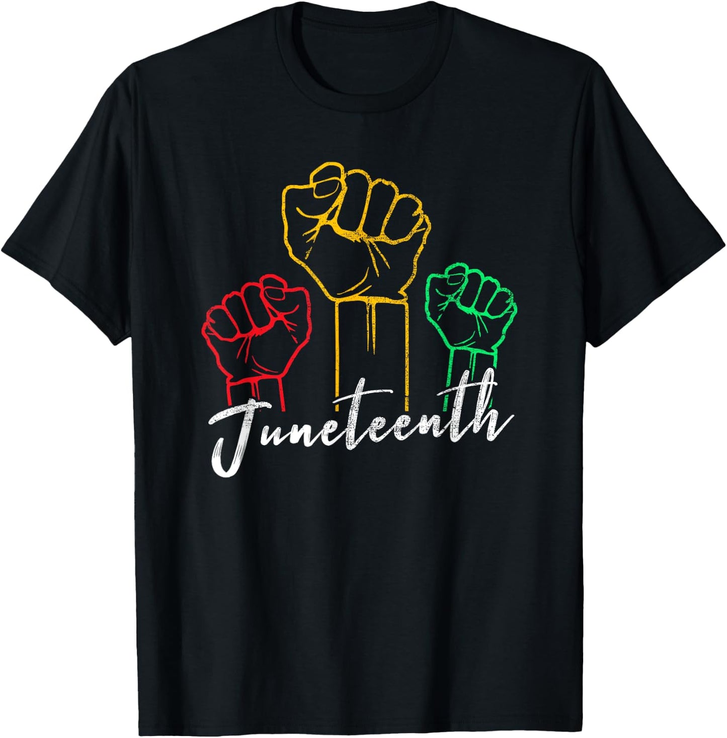 Groovy Juneteenth African American Freedom Black History T-Shirt - T-Shirt | Black