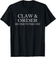 Claw and Order Seltzer Victims Unit Vintage Gift T-Shirt - T-Shirt | Black