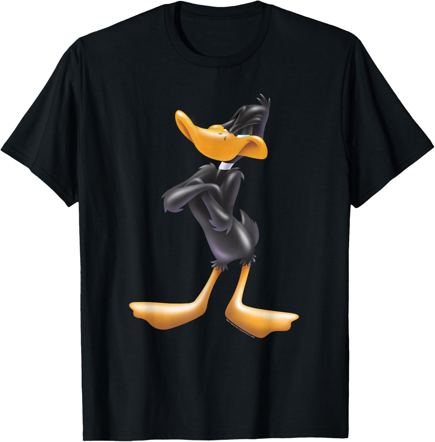 Looney Tunes Daffy Duck Airbrushed T-Shirt - T-Shirt | Black