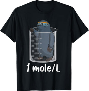 Funny Chemistry Chemist Student Science Teacher Moles Women T-Shirt - T-Shirt | Black