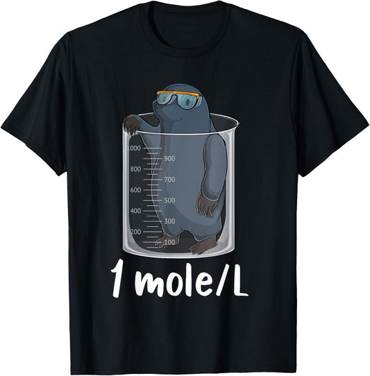 Funny Chemistry Chemist Student Science Teacher Moles Women T-Shirt - T-Shirt | Black