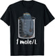 Funny Chemistry Chemist Student Science Teacher Moles Women T-Shirt - T-Shirt | Black