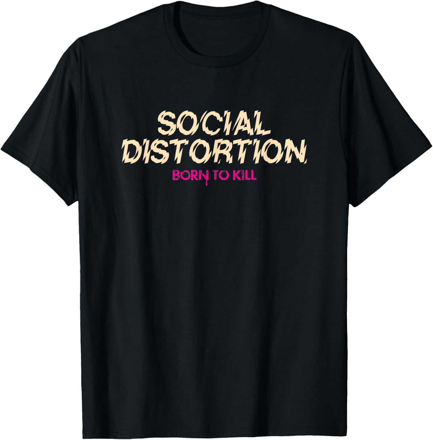 Offizielle Social Distortion Born to Kill Skelly T-Shirt - T-Shirt | Black