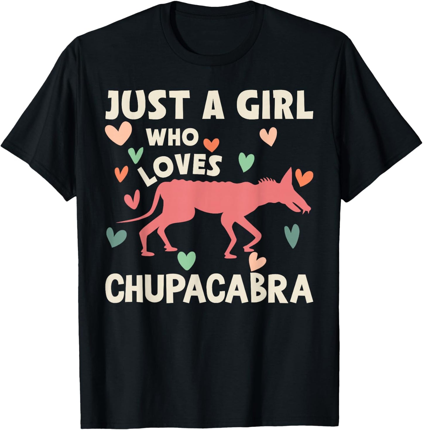 Chupacabras I Chupacabra Picture T-Shirt - T-Shirt | Black