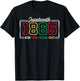 Juneteenth 1865 Shirts Men June 19th Freedom Day T-Shirt - T-Shirt | Black