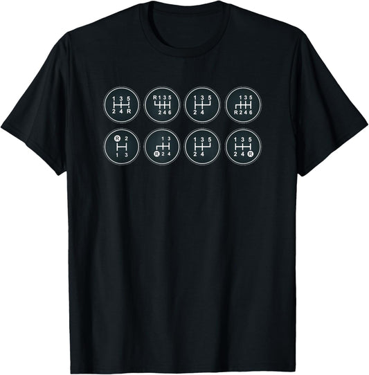 Car Gear Shift - For Car Lovers & Mechanics T-Shirt - T-Shirt | Black