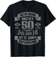 50. Geburtstag Männer Frauen Lustig 50 Jahre T-Shirt - T-Shirt | Black