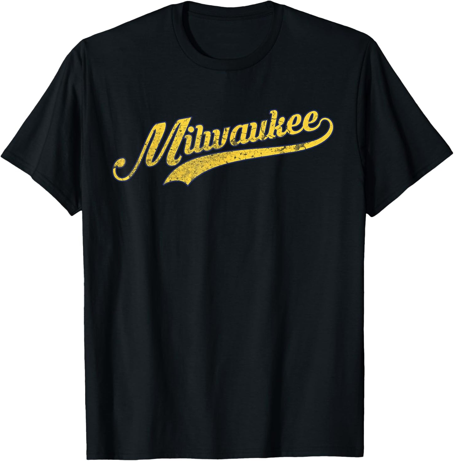 Milwaukee Baseball classic vintage T-Shirt - T-Shirt | Black
