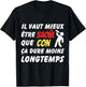 Better to be drunk than con - Humor et Alcohol , Black T-Shirt - T-Shirt | Black