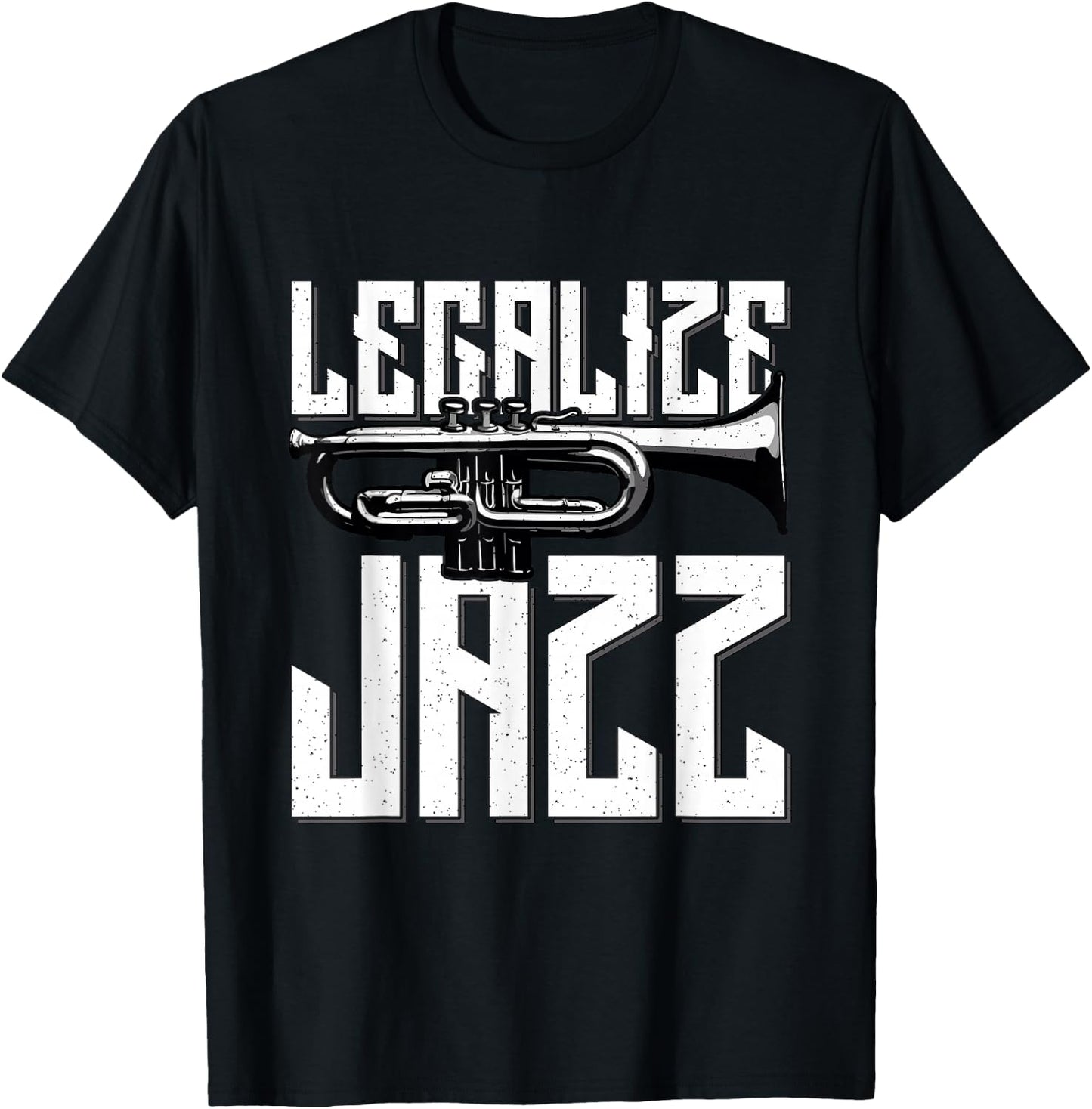 Legalize Jazz Style Saxophone Player Music Lover Jazz Music T-Shirt - T-Shirt | Black