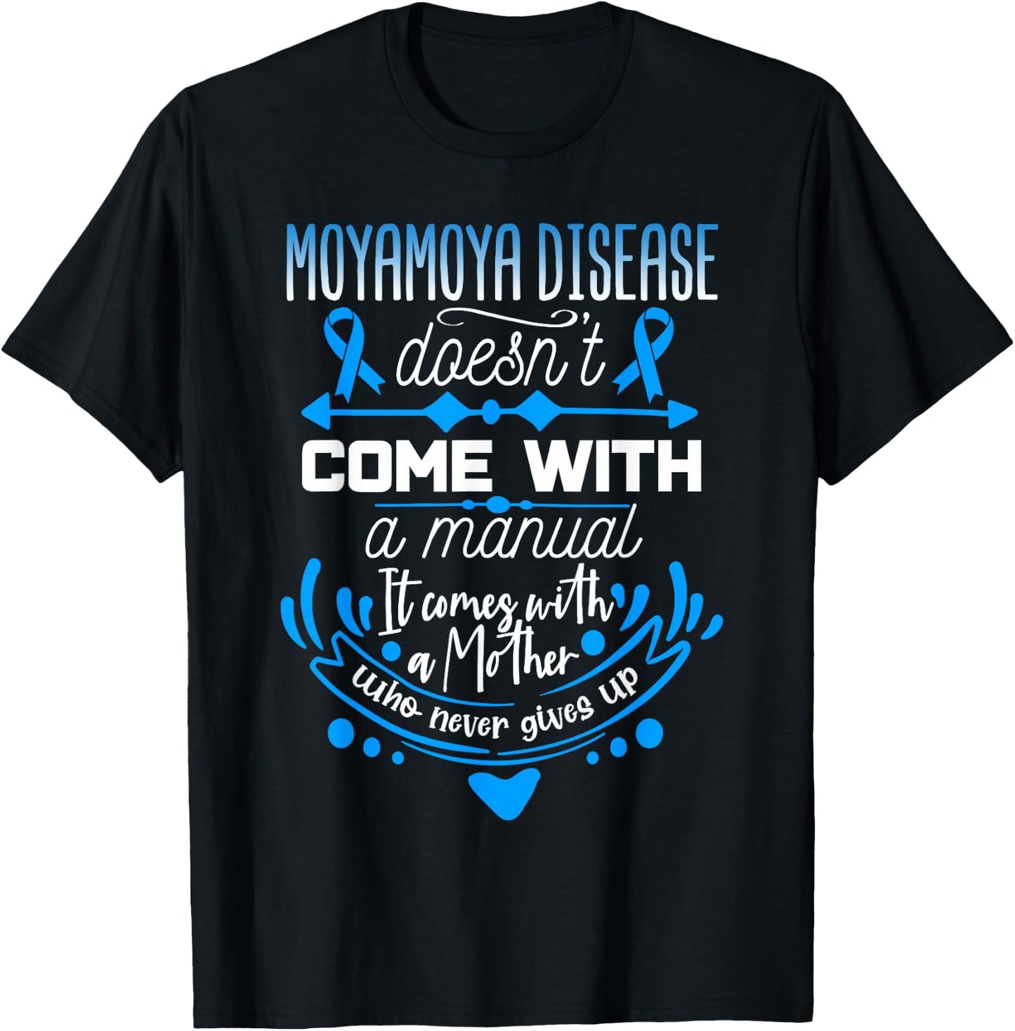 Moyamoya Disease Awareness T-Shirt - T-Shirt | Black