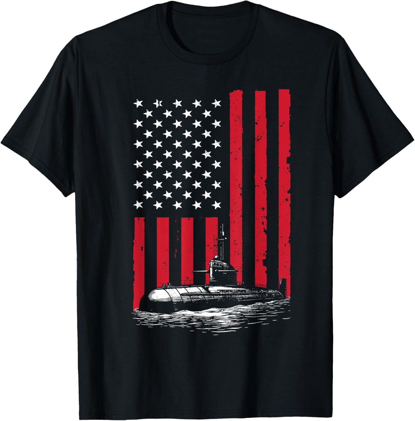 Funny Submarine Design Submariner Submarine Veteran T-Shirt - T-Shirt | Black