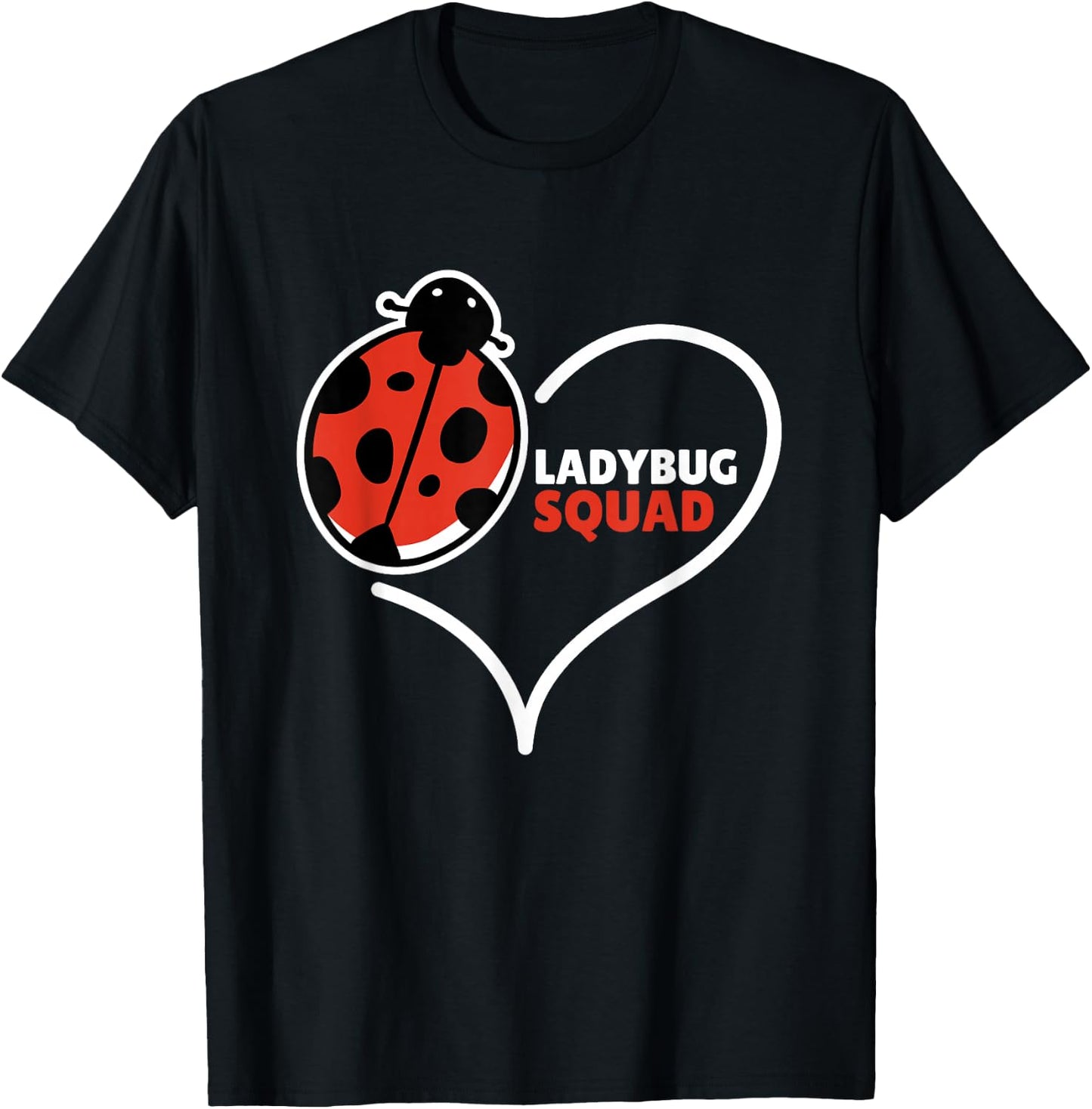 Ladybug Costume Women Ladybug Squad T-Shirt - T-Shirt | Black