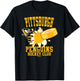 Pittsburgh Penguins Hockey Puck Burst Black T-Shirt - T-Shirt | Black