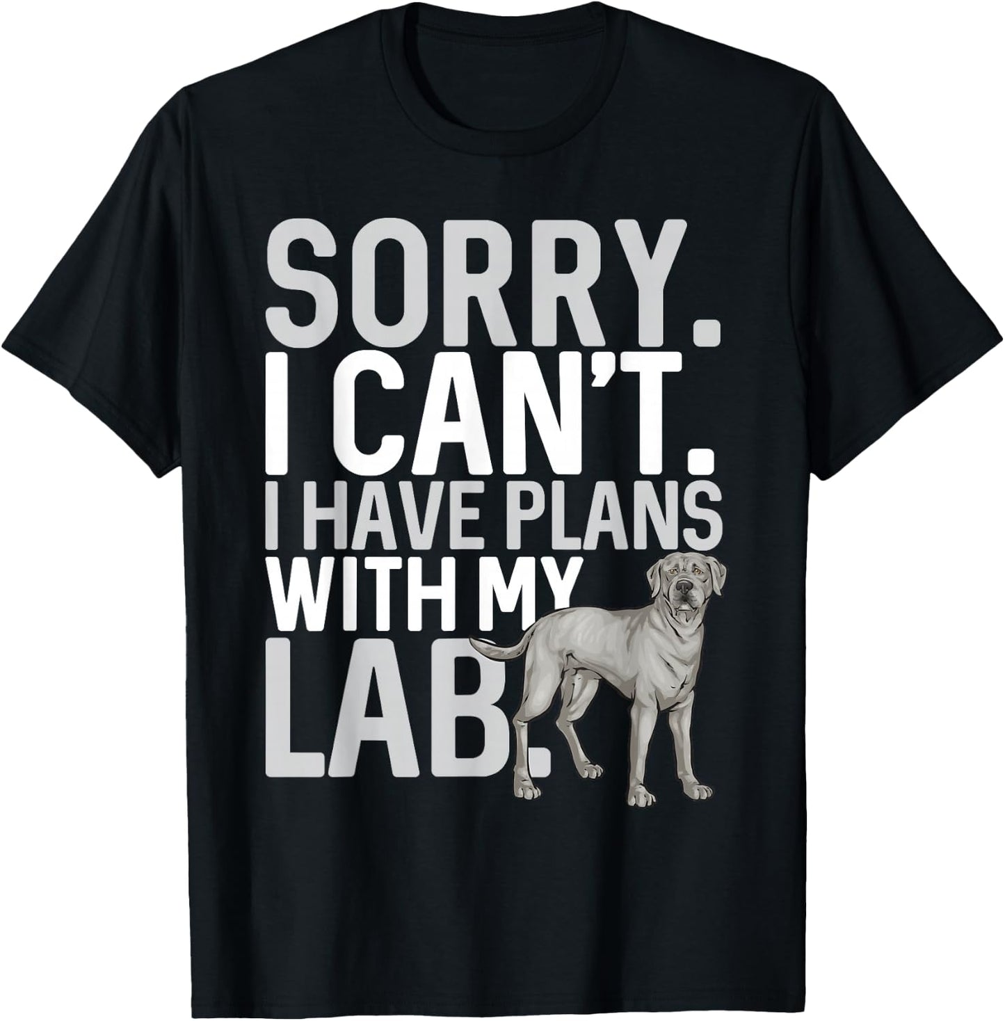 Silver Lab Silver Labrador Retriever T-Shirt - T-Shirt | Black