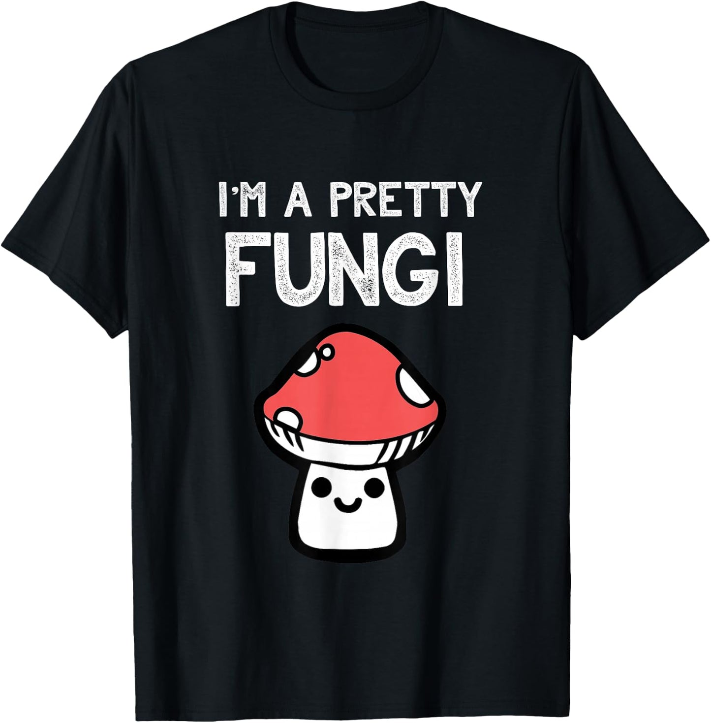Funny Mushroom | Fungi Fun Guy Pun Gifts for Chefs T-Shirt - T-Shirt | Black