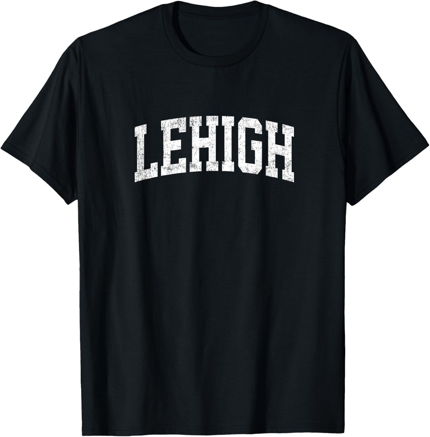 Lehigh Pennsylvania PA Vintage Athletic Sports Design T-Shirt - T-Shirt | Black