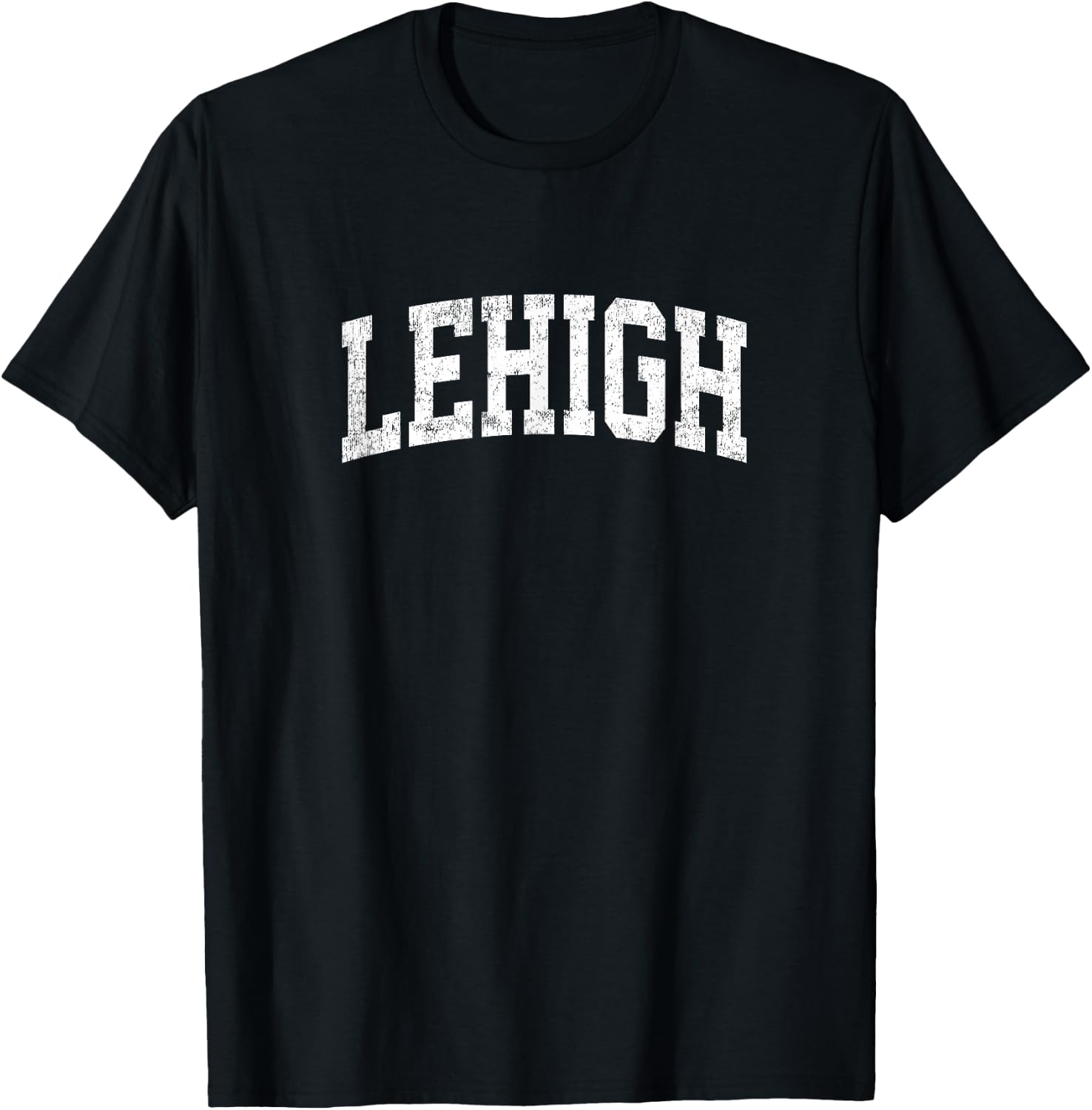 Lehigh Pennsylvania PA Vintage Athletic Sports Design T-Shirt - T-Shirt | Black