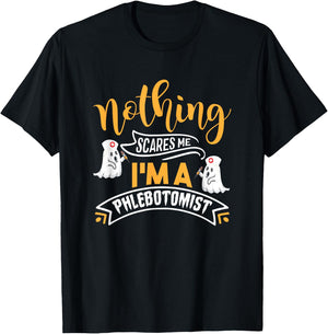 Halloween Phlebotomy Nurse Vampire Halloween Phlebotomist T-Shirt - T-Shirt | Black