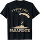 Je Peux Pas J'ai Paragliding Parachute Parachute Paraglider T-Shirt - T-Shirt | Black