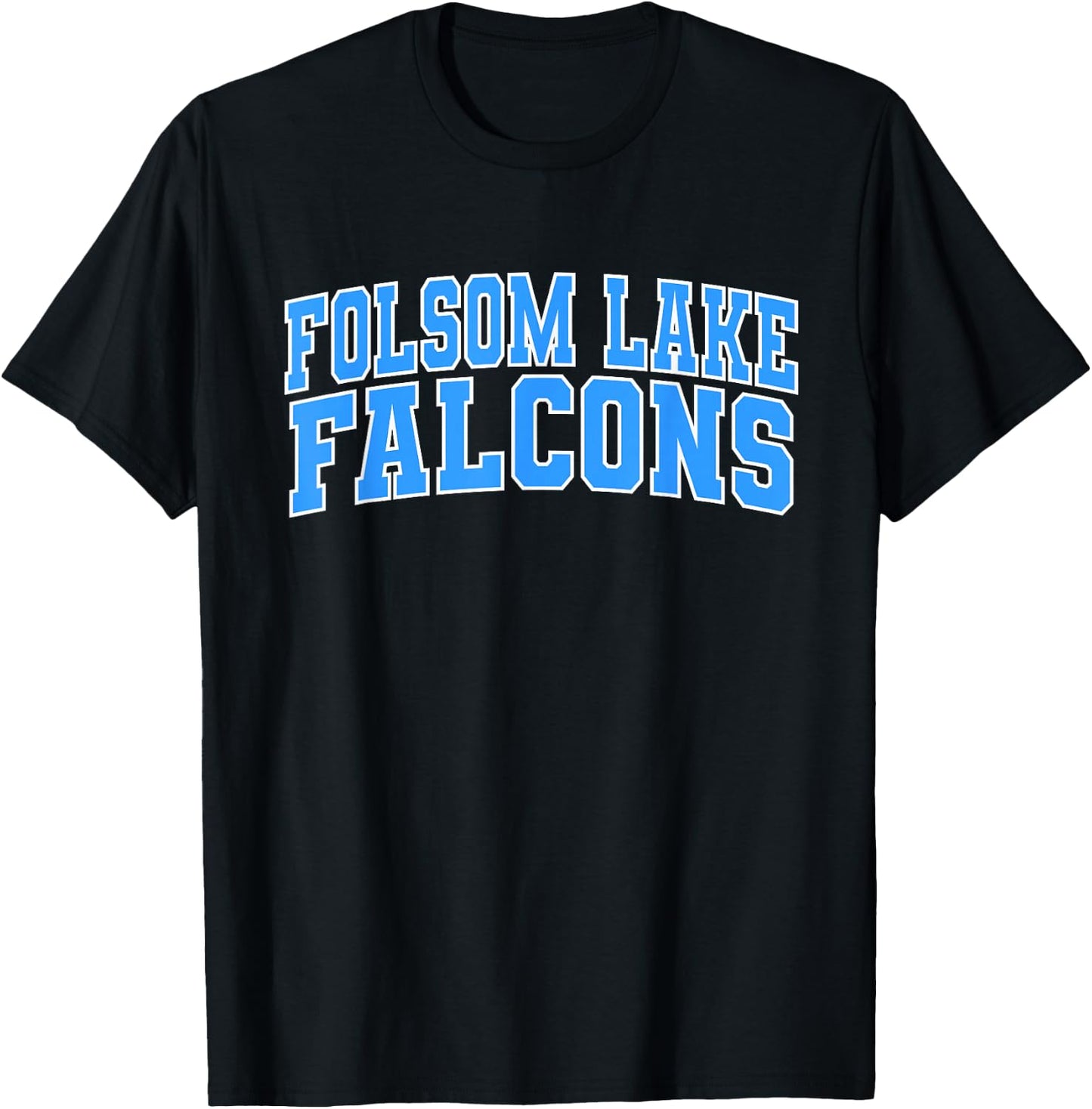 Folsom Lake College Apparel Sports Fan T-Shirt - T-Shirt | Black