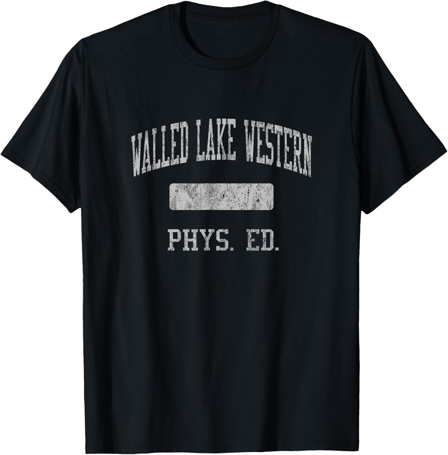 Walled Lake Western High School HS Commerce Township MI PHYS T-Shirt - T-Shirt | Black
