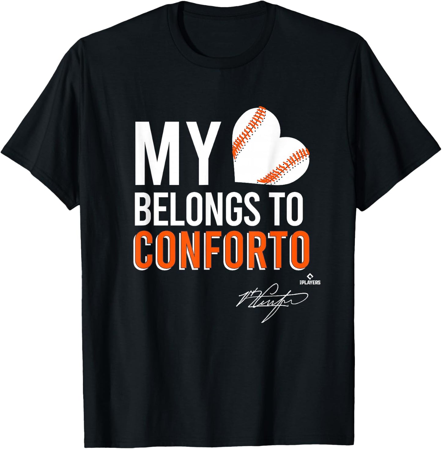 My Heart Belongs To Michael Conforto T-Shirt - T-Shirt | Black